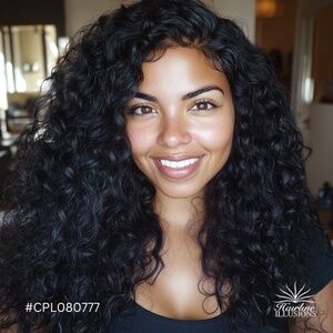 🌸 Hairline Illusions Medium Wig Hair Prosthesis Rental Model - Curls for Days